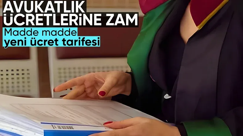 Avukatlık asgari ücret tarifesi belirlendi
